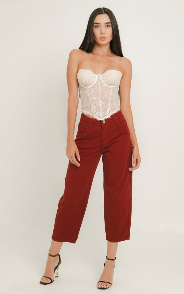 Jort Denim Celestial Tiro Medio
