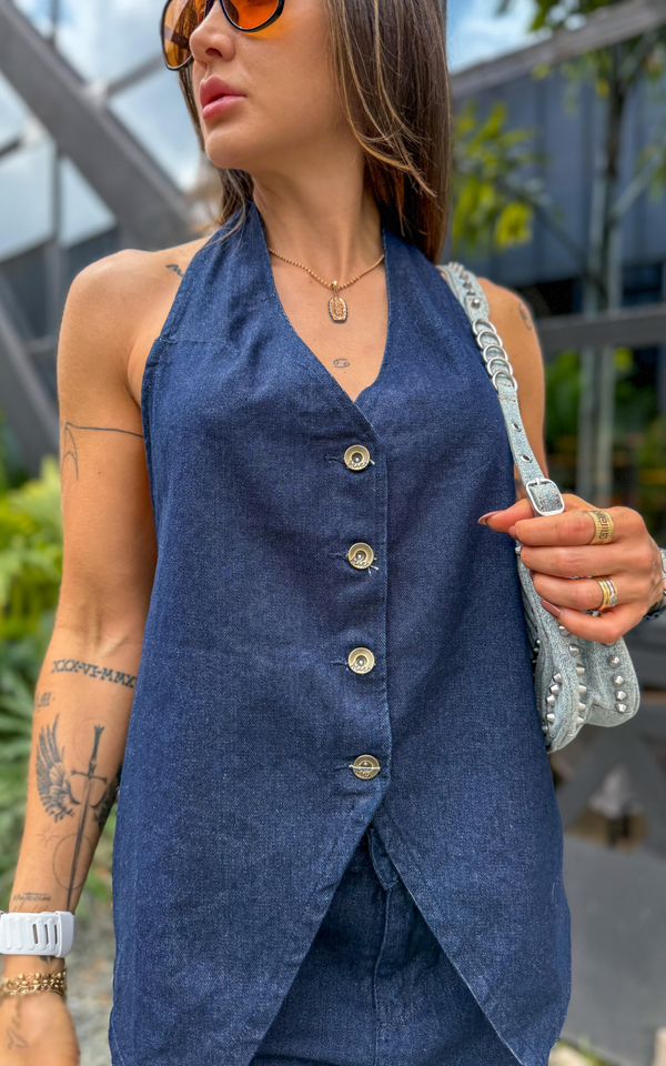 Chaleco Denim Anya
