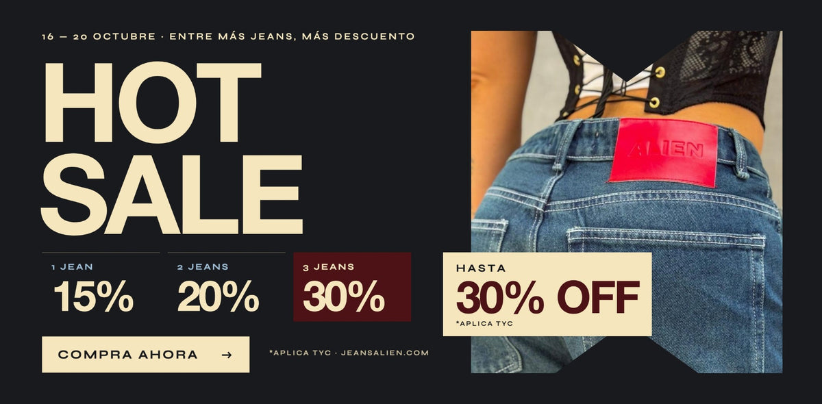 HOT SALE 16 al 20 de octubre - hasta 30% OFF