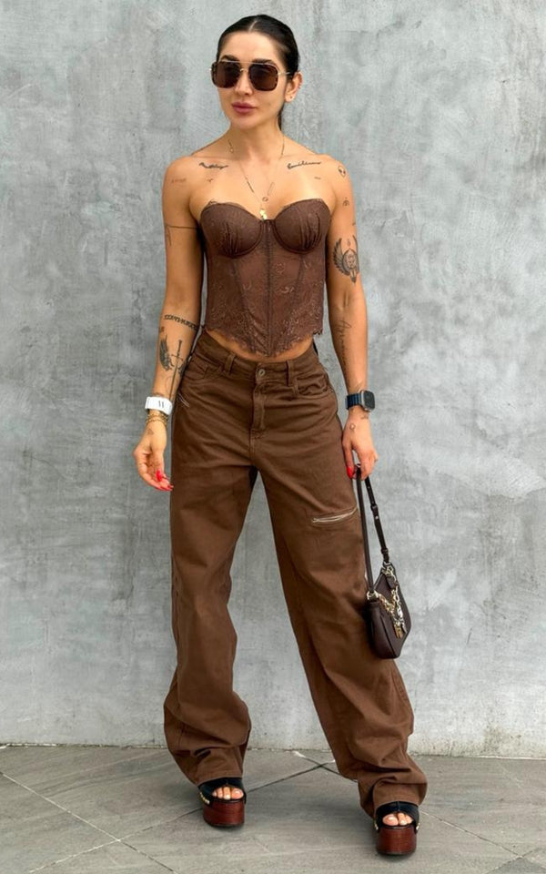 Jean Straight Loki Tiro Medio