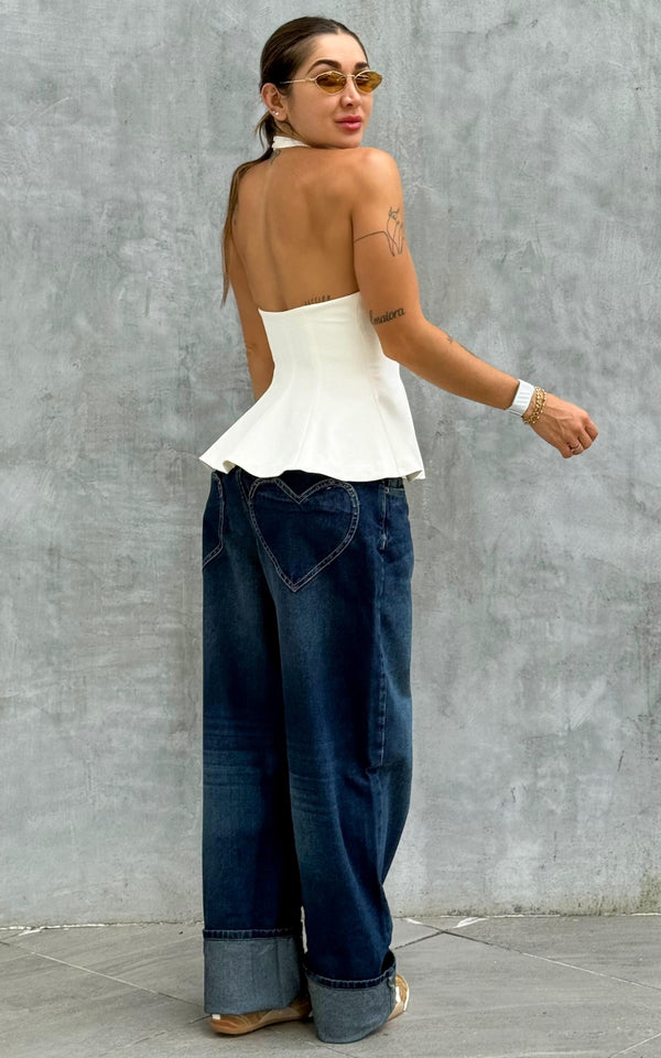 Jean Flare Magic Tiro bajo