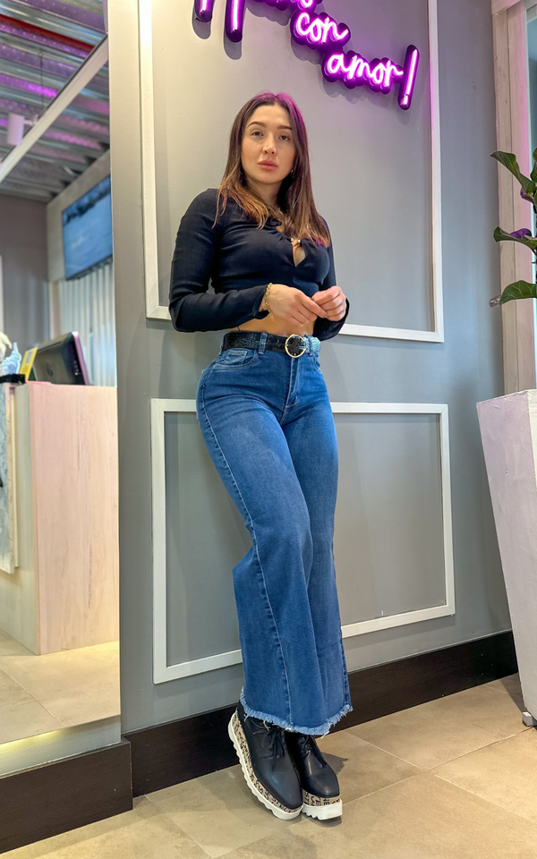 Jean Cropped Flare Verona