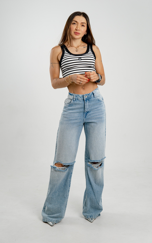 Jean Flare Zury Tiro medio