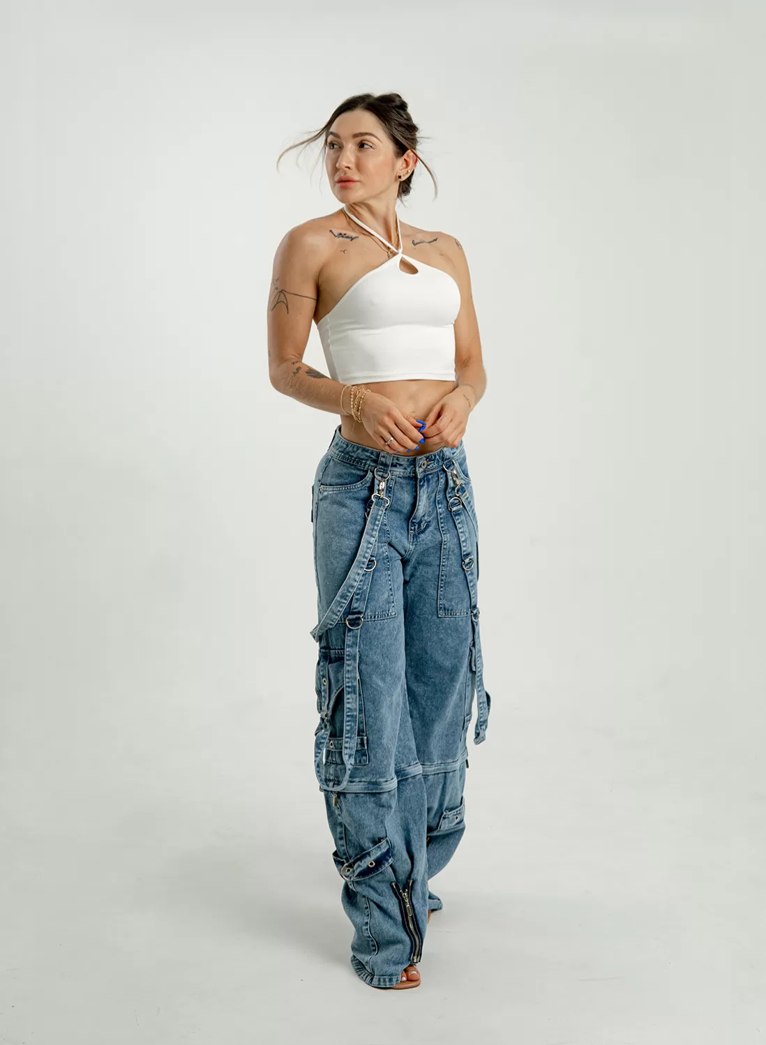 Super Cargo Jeans / Bermuda de Mujer Terzi